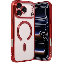 Newface Apple İphone 17 Pro Max Kross Magneticsafe Kapak - Kırmızı