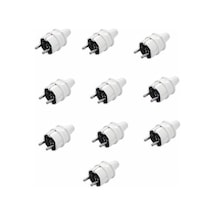 Viko Erkek Fiş Topraklı 1X16A Düz Tip 10 Adet