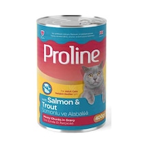 Somonlu Ve Alabalıklı Sos İçinde Gravy Yetişkin Kedi Konservesi 400 Gr