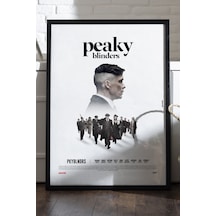 Peaky Blinders Siyah Ahşap Çerçeveli Poster, Dizi Duvar Tablosu