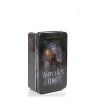The Witches Tarot Kağıdı Metal Kutulu Tarot Destesi İngilizce