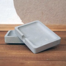 Natural Zen Beton Sabunluk Doğal Beton Görünüm El Yapımı