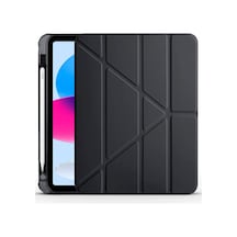 Cisteen Apple iPad Uyumlu 2022 10.9 10.nesil Kılıf Kalemlikli Standlı Sağlam Tablet Kılıfı Kapaklı Kılıf