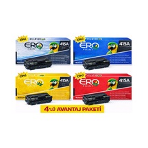Hp Color Laserjet Enterprise M455dn Uyumlu  Toner - Standart Kapasiteli 4 Renk Çipli Uyumlu  Toner