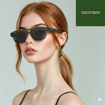Morlin Bron Mb1801 C02 54-20-145 Unisex Güneş Gözlüğü Yeşil