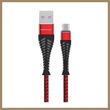 Bezos Konfulon S61 Micro Usb Kablo 1.2m 2.1a - Kırmızı 22