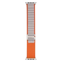 Watch Ultra 49mm Clo Band-74 Hasır Kordon-turuncu-starlight