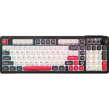 Af98 Plus Membran Oyuncu Klavyesi-4000 Mah Batarya-bluetooth 5.0/2.4g/usb-c, Rgb