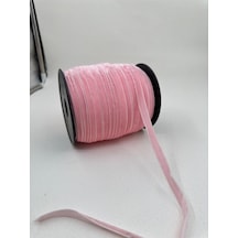 Paşateks- 1 Cm Düz Kadife-5 Metre -l.pembe