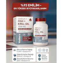 Walker's Vitamins Krill Oil Omega 3 Sitikolin Lutein Q10 İçeren Vitamin