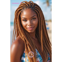 X-pression Afrika Örgüsü Ve Rasta Için Sentetik Saç 165gr-30 Bakır