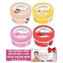 Cire Aeptine El Kremi Bakım Seti 30 Ml X 4 Adet + Makyaj Temizleme Mendili 25'li Hediye