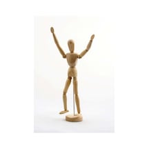 Ahşap Model Manken Ahşap Robot 20 Cm Renk