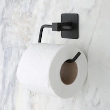 Yapışkanlı Banyo Aksesuar Seti,kare Havluluk,fön Makinesi Askısı,tuvalet Kağıdı Tutucu, Delme,vidalama Gerektirmez Set1