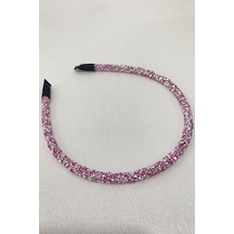 FdayAksesuar Ince Pembe Taşlı Taç FRDY31140