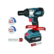 Proter PST 460 WS 1/2' 350 Nm Kömürsüz Darbeli Şarjlı Somun Sökme