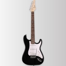 Arrow Tonecaster St 111 Abyss Black Rosewood/white