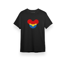 Captian Marvel Mouse Head Siyah Kısa Kol Erkek Tshirt 001 Captian Marvel Mouse Head Siyah Kısa Kol Erkek Tshirt 001
