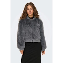 Only 15322405 Onlmanny Faux Fur Phantom Kadın Mont Gri