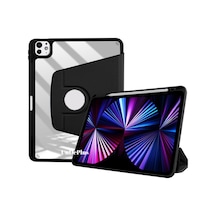 Apple Uyumlu iPad, Pro 13inç M4 2024 Kılıf Termik Kalem Bölmeli Dönebilen Standlı Kılıf A2925 A2926 A3007 Apple Uyumlu iPad, Pro 13inç M4 2024 Kılıf Termik Kalem Bölmeli Dönebilen Standlı Kılıf A2925 A2926 A3007