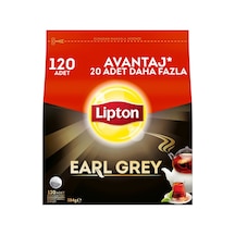 2 Adet Lipton Earl Grey Demlik Poşet Çay 120'li