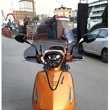 Motocam Yuki Gelato 125 Ön Cam 2023-2026 Model 43cm Füme Renkli 4mm Aparatsız