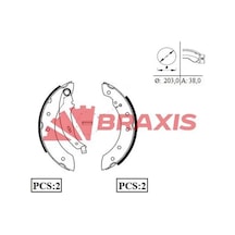 Peugeot 106 Arka Fren Balatasi 1996-2002 Braxıs Ac0049