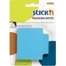 Stıckn Trackıng Notes 70x70 MM Neon Mavi 50 Yaprak Not Kağıdı 4-2