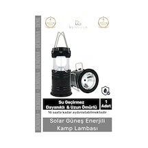 Şarjlılamba Güneş Enerjili Avcı Feneri Fonksiyonlu Kamp Lambası Powerbank Şarjlı Işıldak Usb Şarj Diğer