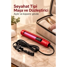 Tek Düz Ve Dalgalı Saçlar İçin Seyahat Tipi Maşa Ve Düzleştirici Najmaddin