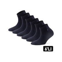 Just Inner Erkek 6 Lı Bambu Çorap Yazlık Patik Esnek Ve Konforlu 11200 Lacivert
