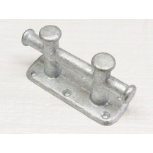 Çiftli Galvaniz Baba. Tekne İskele Babasi. 90x265mm