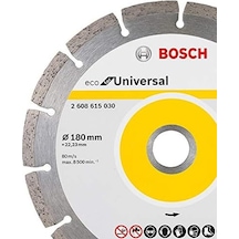 Professional Accessories Eco For Universal Segmanlı Elmas Kesme Diski 180 22,23 Mm-kilit Somunlu Geniş Avuç Taşlama Makineleri İçin