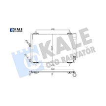Klima Radyatörü Partner 1.6hdi Dv6ted Kale Radyatör 6455.cn/ 9645964780/ 964596478 Cıtroen, Peugeot 040abc010