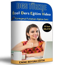Enine Boyuna Dgs Türkçe Özel Ders Eğitim Video Seti