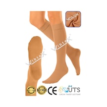 Wibtex Diz Altı Varis Çorabı Kapalı Burun Ten Rengi