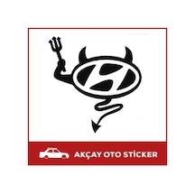 Hyundai Şeytan Sticker Hyundai Sticker Oto Sticker Araba Sticker