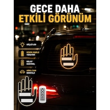 A Kalite Uzaktan Kumandalı Led Park Uyarı Işığı El Figürlü Model Renkli