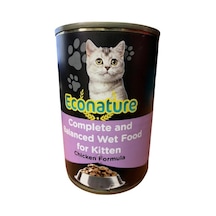 Econature Tavuk Etli Konserve Yavru Kedi Maması 400 G