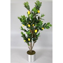 Metal Saksıda Yapay Lüx Limon Ağacı 190 Cm