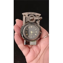 Klasik Şık Saatli Çakmak Çok Renkli