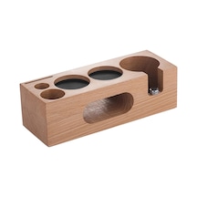 Suntek Ev Bar Barista Espresso Araçları Için Kaymaz Kahve Tamping Espresso İstasyonu 58mm Kayın