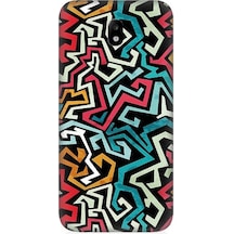 Samsung Galaxy J3 Pro Uyumlu Pop Art Grafiti Grunge Desenli Silikon Kılıf
