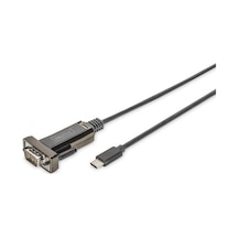 Digitus Da-70166 1 Mt Usb 2.0 Type C To Rs232 Seri Erkek-erkek Dönüştürücü Kablo
