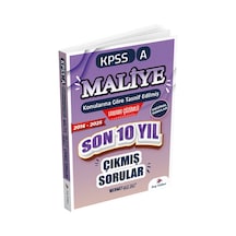 Dizgi Kitap 2026 Kpss A Grubu Maliye Çıkmış Sorular Son 10 Yıl Konularına Göre Çözümlü - Mehmet Yıldız Dizgi Kitap
