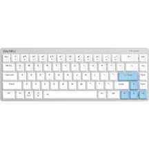 Ek868 White %65 Red Low-profile Switch Bluetooth İngilizce Mekanik Gaming Klavye