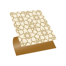 Tink Kendinden Yapışkanlı Gold Selçuklu Desenli Pvc Karo 30x30 Cm