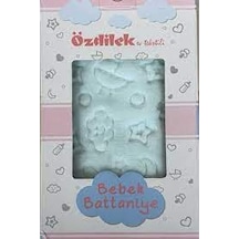 Özdilek Embos Mint Pelüş Bebek Battaniyesi 100 X 120 Cm Çok Renkli