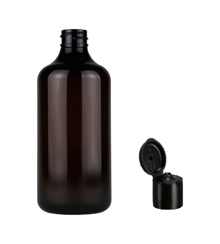 250ml Kahverengi Plastik Fliptop Kapak Şişe, 24 Adet, Açmalı Kapak Şişe, Dezenfektan Şişesi,sabun Şişesi, Kozmetik Şişe Diğer