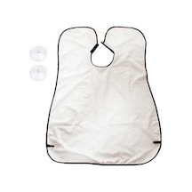 Createtech Yapışkanlı Ve Tıraş Taşınabilir Tabanlı Springsun Sakal Pratik Önlüğü Emici Beyaz - Cs Beyaz